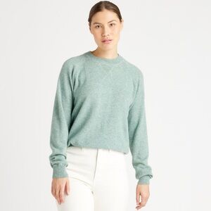 Quince Mongolian Cashmere Shrunken Sweatshirt